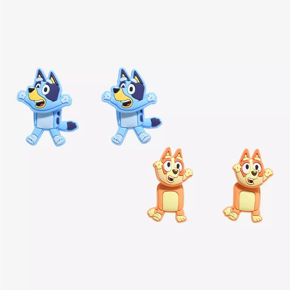Bluey Bingo & Bluey Front/Back Earring Set Hot Topic - Picture 2 of 2